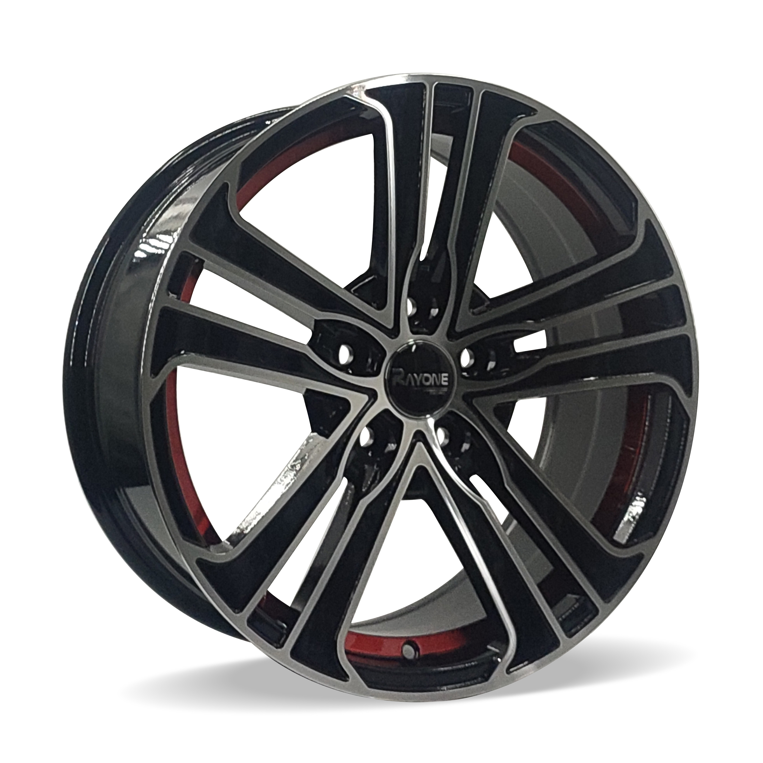 China Five Spoke Wheels 16inch 17inch 5×100 5×114.3 Rim For Sale