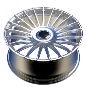 A019 18X8.0 Inch ET 35 Multi Spokes Cast Alloy Wheels From China Wheels Manufacturers
